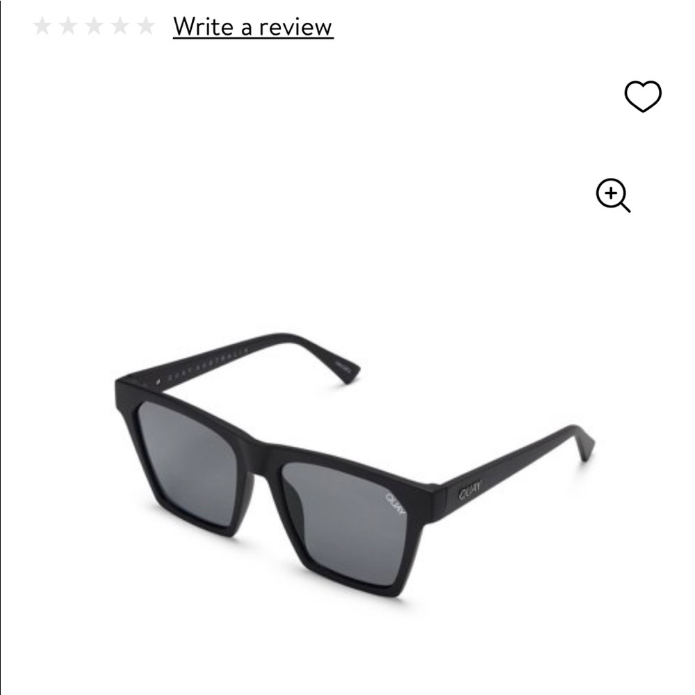 ISO QUAY Alright Black Sunglasses
